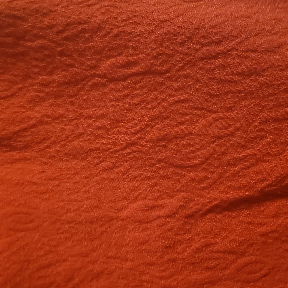 BR Sloan pants,  size 12, orange-red jacquard - Picture 3 of 4